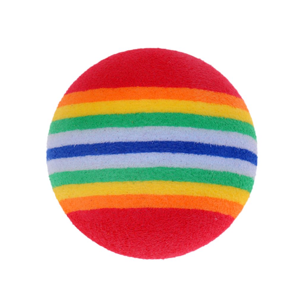 Prettyia 6pcs Soft Sponge  Practice Balls Indoor Red