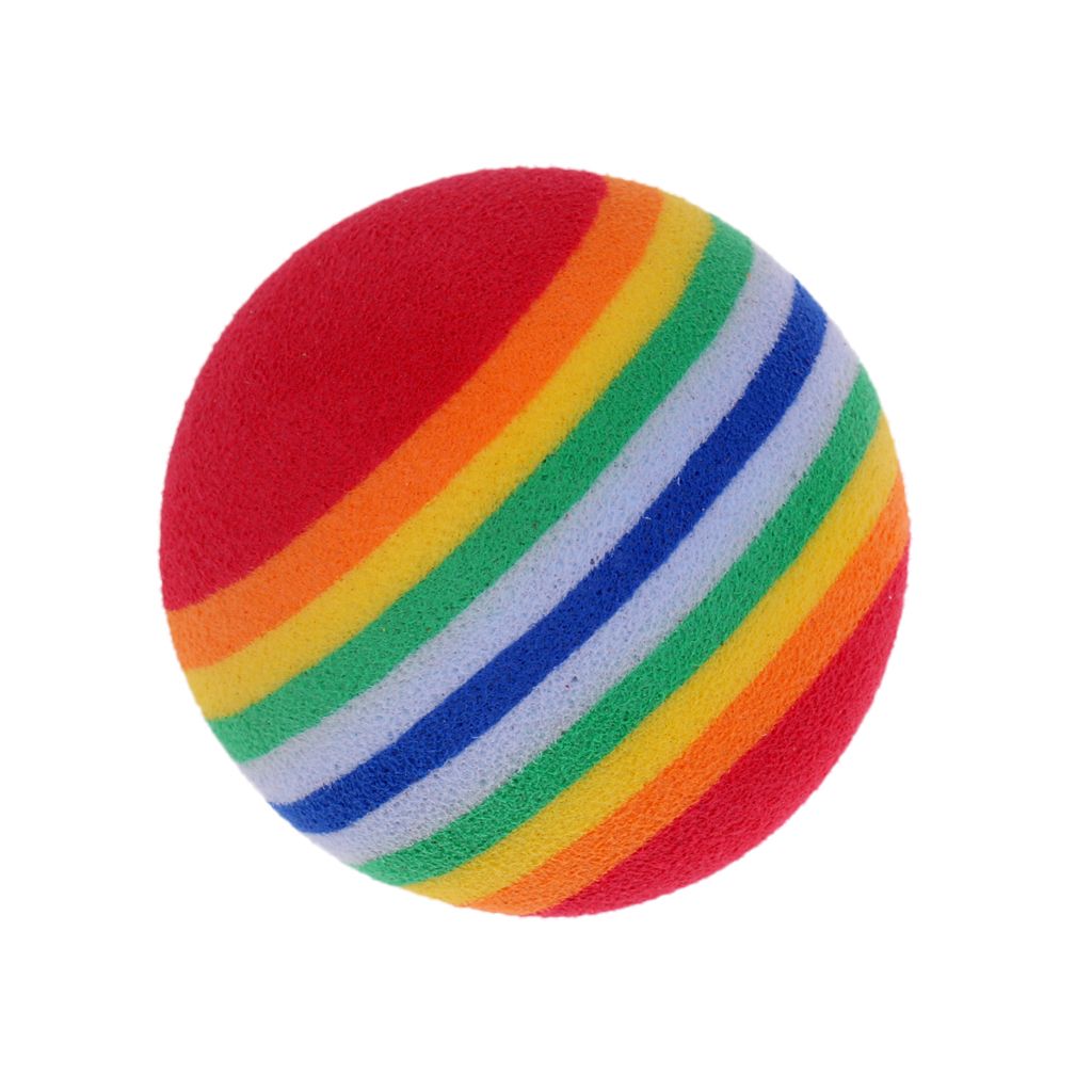 Prettyia 6pcs Soft Sponge  Practice Balls Indoor Red