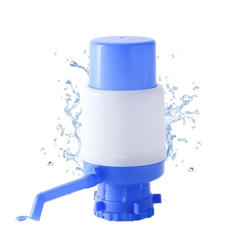 Water Bottle Pump Manual Hand Pressure (Blue/White)