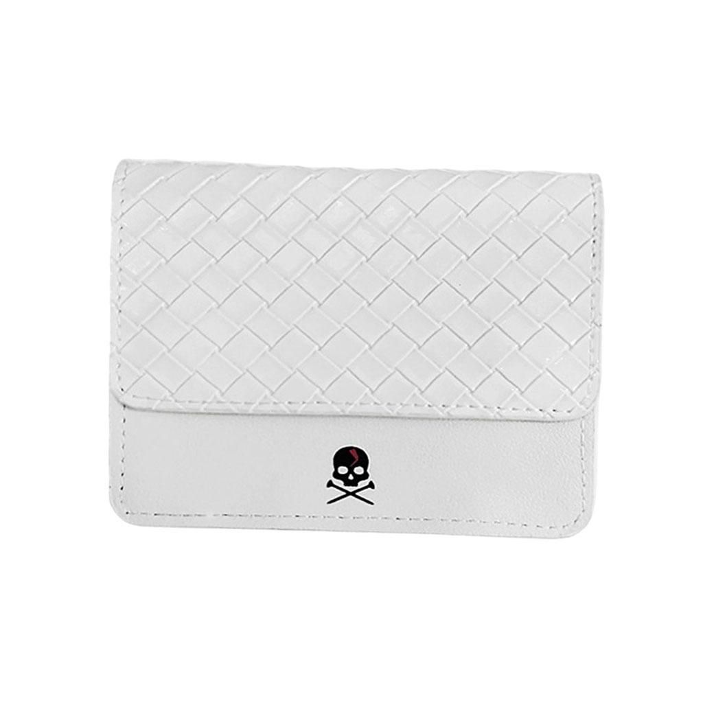Golf Rangefinder Case Magnetic Closure PU Golf Range Finder Bag White