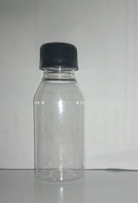 50PCs Of 100ml Plastic Bottles With Black Screwed Cap