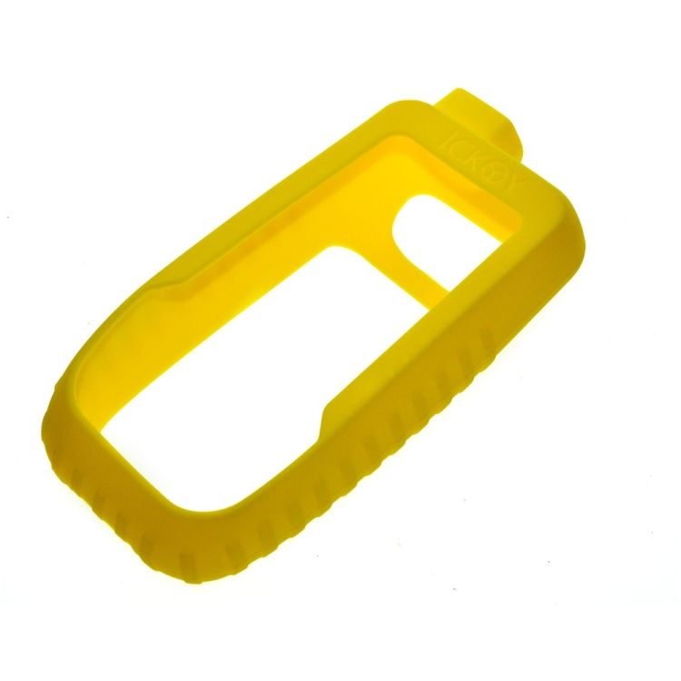 Bicycle Handheld Code Table Shockproof Silicone Colorful Protective Case For Garmin GPSMAP66st / 66s(Black) Garmin GPSMAP66st Cover(Yellow)