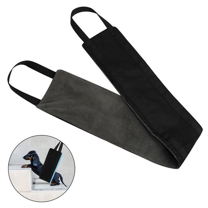 Dog Lift Sling Padded Hip Leg Support Harness Band Helper For Gray
