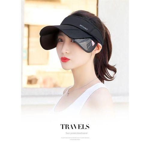 Sun Visor Hat Bicycle Sun Hat Outdoor Sports Hat With Retractable Side Sun Visor