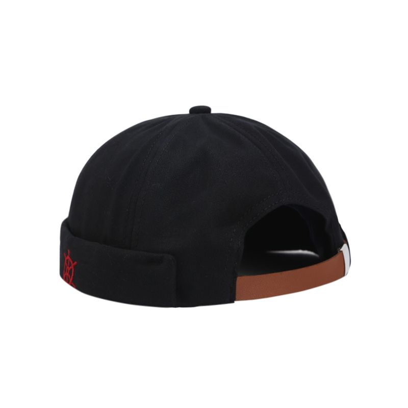 Unisex Adjustable Brimless Hat Men Women Retro