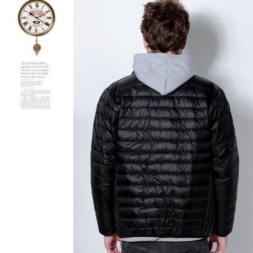 Winter Ultra Lightweight Packable Waterproof Down Jacket Coat Men's Jacket Black