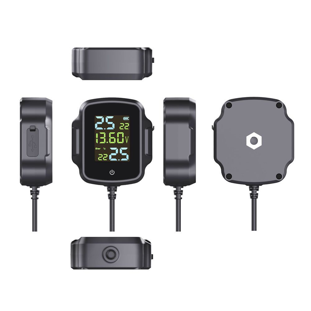 Tire Pressure Detector Motorcycle Tire Pressure Monitor
