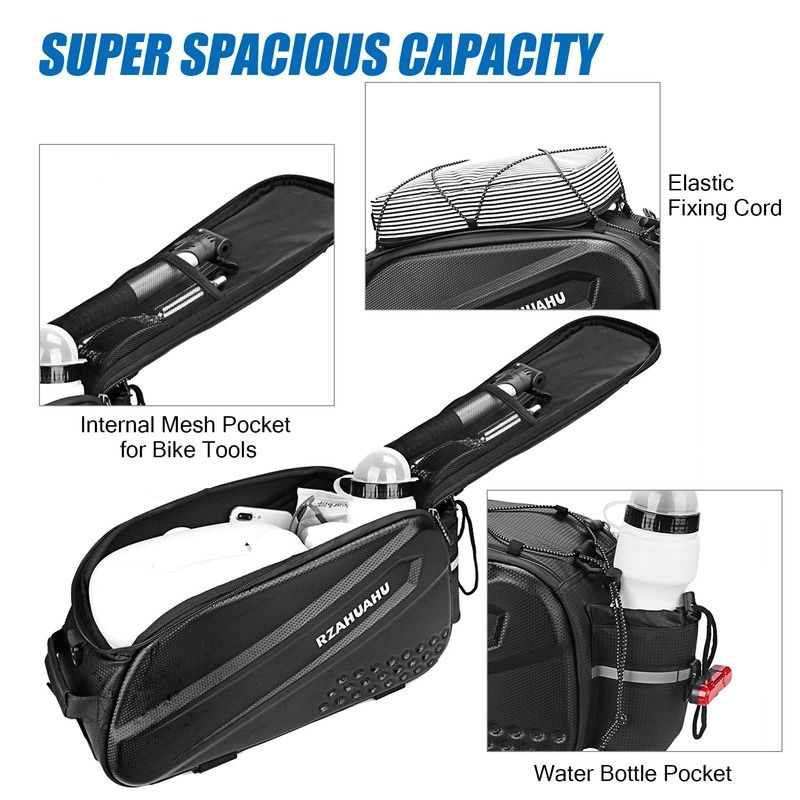 Multifunctional Bicycle Rear Seat Bag Waterproof C