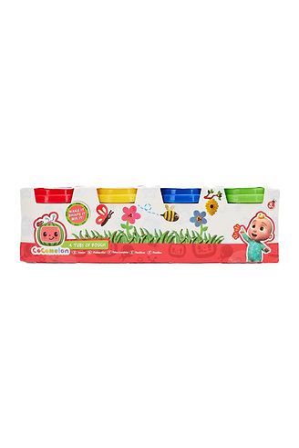 Colourful Modelling Dough 4-Pack, Mixed Colours