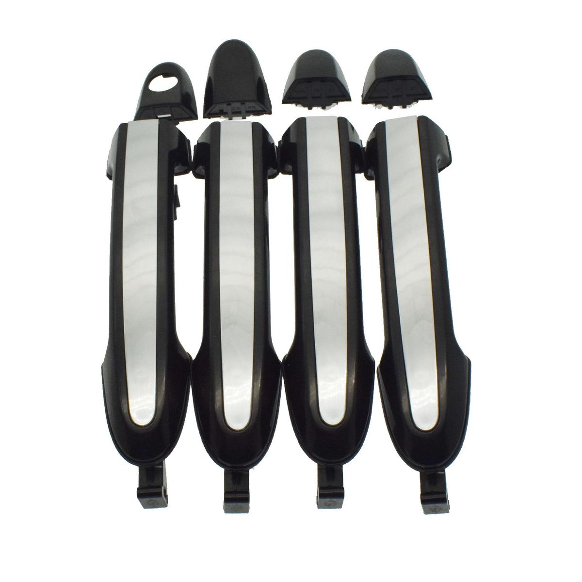 Front Rear Left Right Outside Door Handles Chrome   Black for Hyundai Santa Fe 2007 2008 2009 2010 2011 2012 82651-2B000