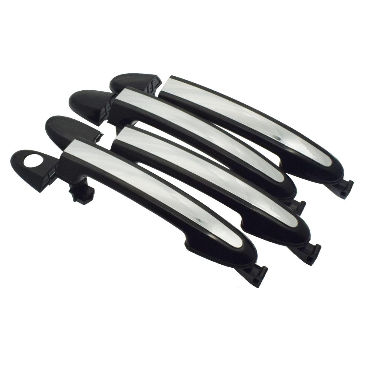 Front Rear Left Right Outside Door Handles Chrome   Black for Hyundai Santa Fe 2007 2008 2009 2010 2011 2012 82651-2B000