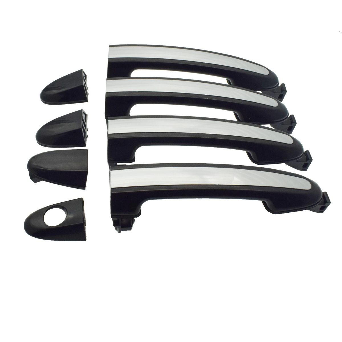 Front Rear Left Right Outside Door Handles Chrome   Black for Hyundai Santa Fe 2007 2008 2009 2010 2011 2012 82651-2B000