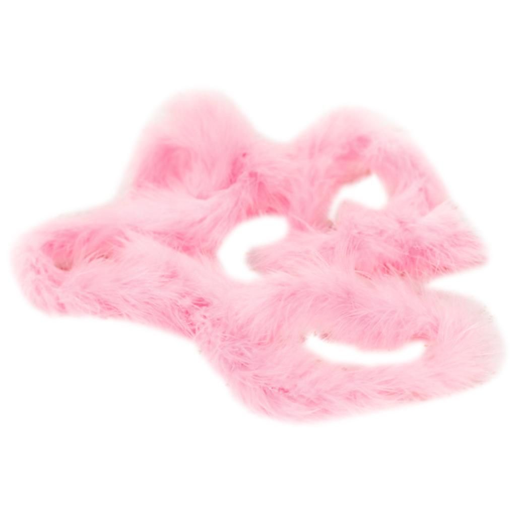 6FT Feather  For Fancy Dress Hen  Burlesque Pink