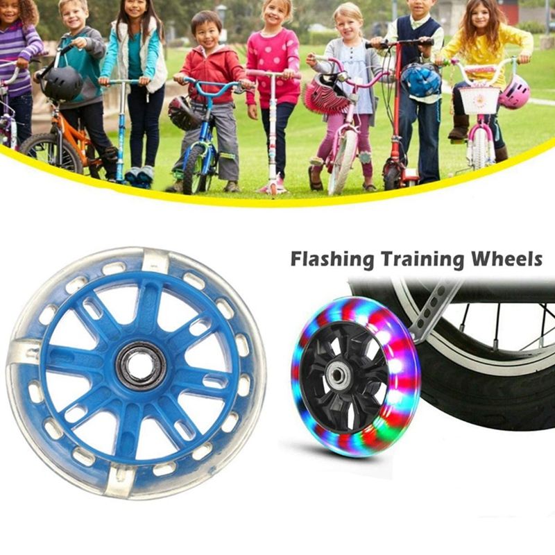 Bicycle Mute Training Wheels For 12 14 16 18 20 Inch Single