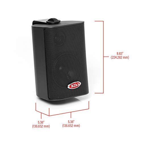 BOSS Audio Systems MR43B 200 Watt Per Pair 4 Inch Full Range
