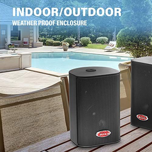 BOSS Audio Systems MR43B 200 Watt Per Pair 4 Inch Full Range