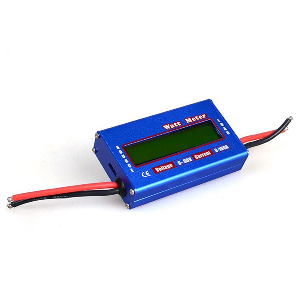 Watt Meter Volt Amp Meter Wattmeter 0-100A 0-60V High Precision Power Meter Watt Meter Balance Voltage Battery Power Analyzer