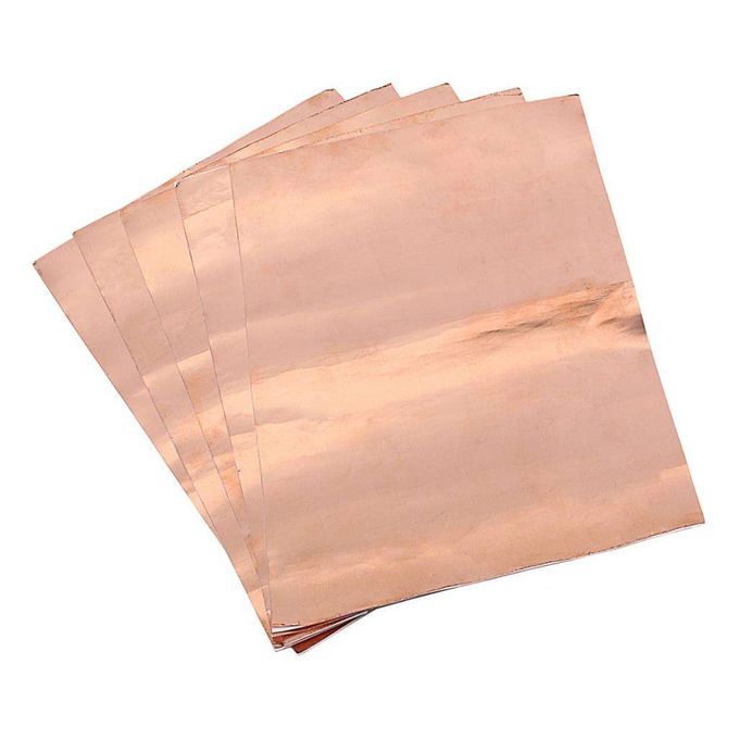 5 Sheets Copper Foil Masking Tape Single Conductive Shielding Paper
