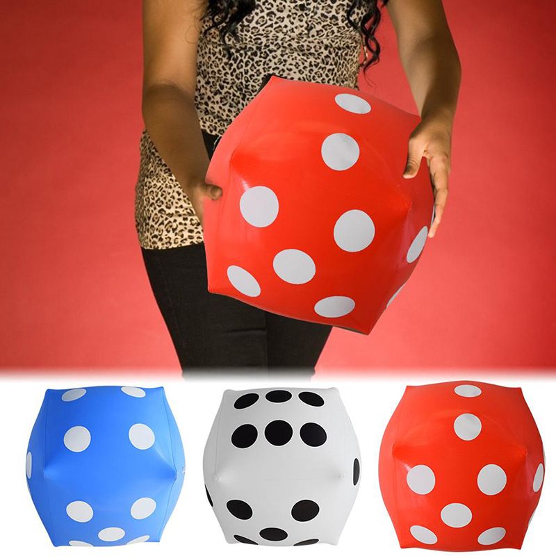 1 Pcs 35cm Big Educational Inflatable Pvc Dice For Party S