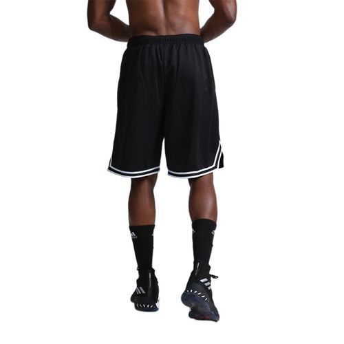 Summer Thin Male Basketball Stripe Training Shorts Casual Shorts Running Sport Shorts Men Gym Fitness Bodybuilding Short Pants(#Black)