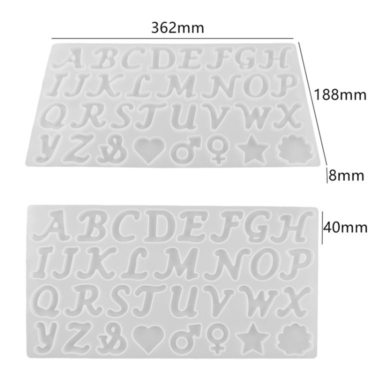 DIY Keychain Silicone Mirror Mold