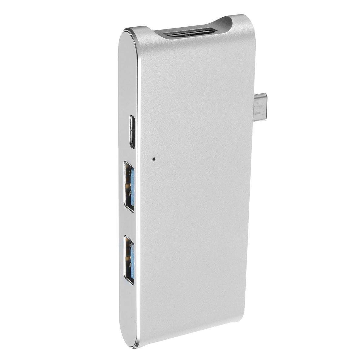 7in1 USB- Type- HDMI Charging HUB 3.0 Adapter SD Card Reader For MacBook Pro