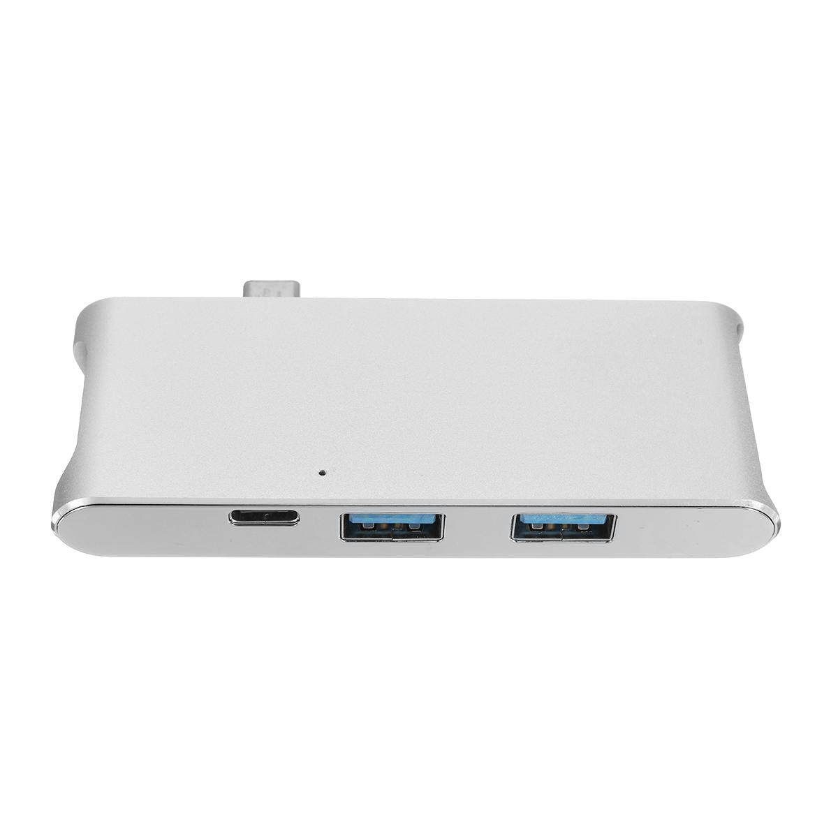 7in1 USB- Type- HDMI Charging HUB 3.0 Adapter SD Card Reader For MacBook Pro