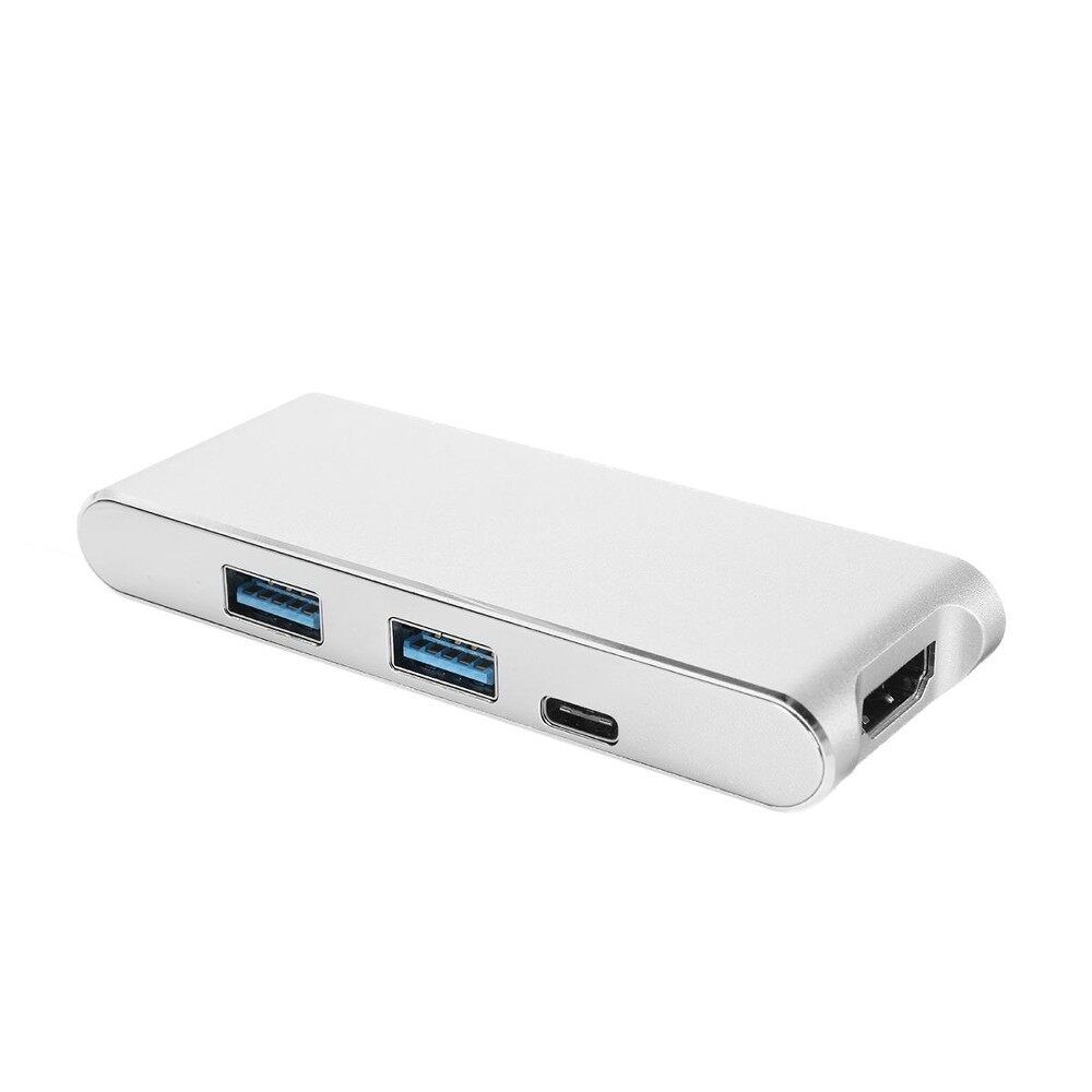 7in1 USB- Type- HDMI Charging HUB 3.0 Adapter SD Card Reader For MacBook Pro