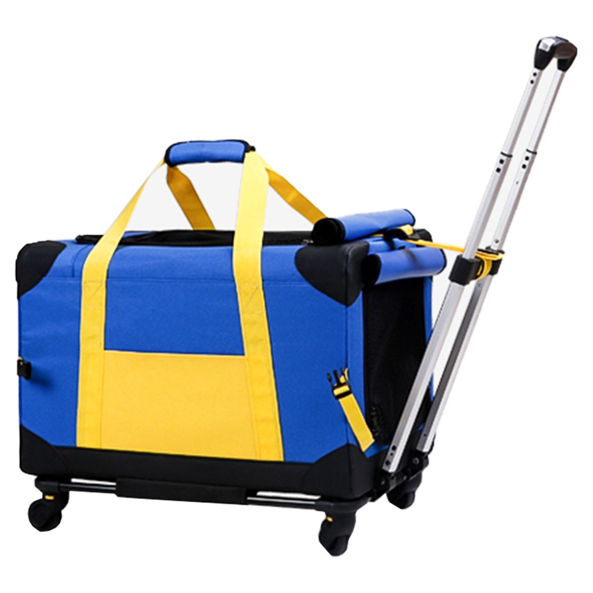 Pet Rolling Carrier Pet Carrier With Removable Wheels