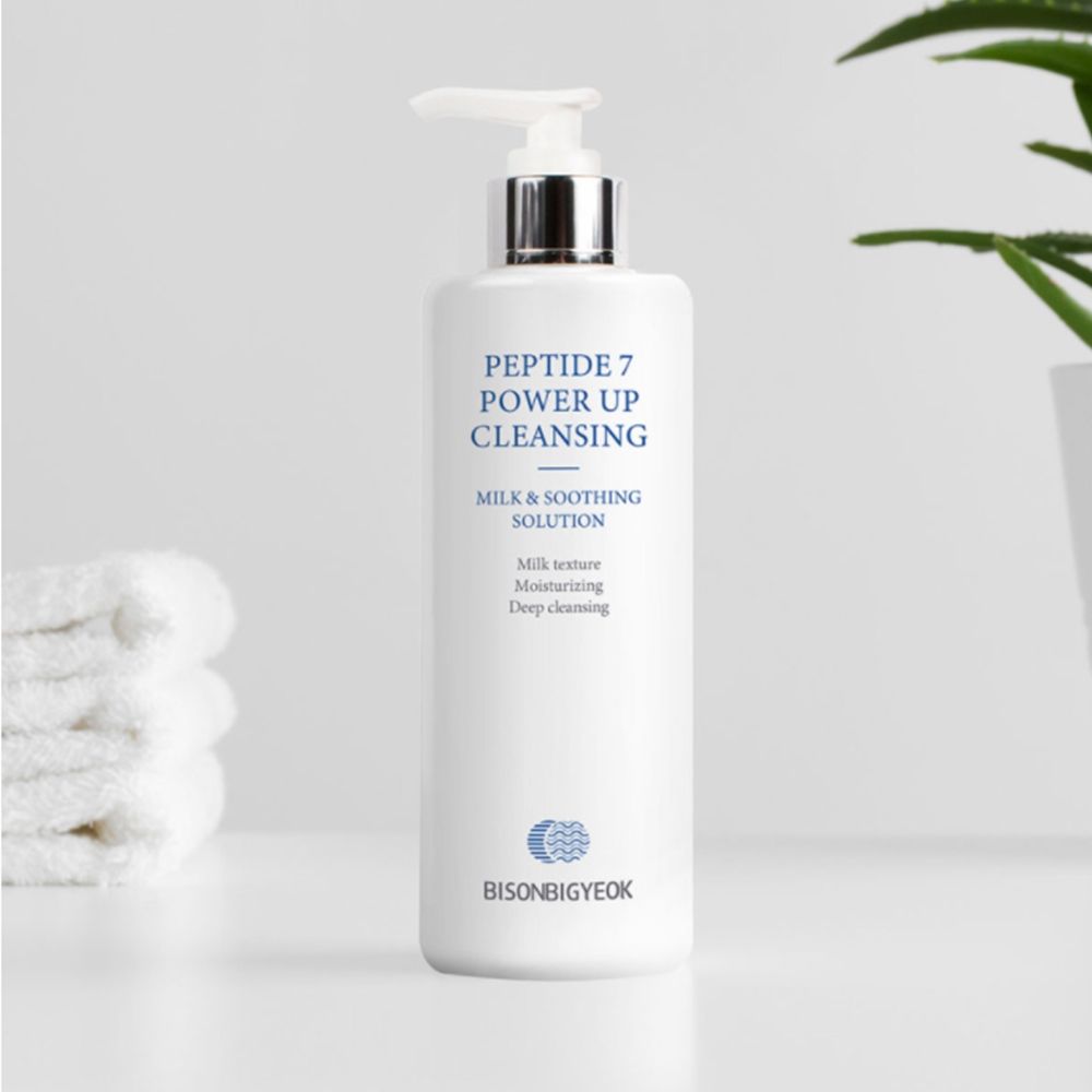 Peptide7 PowerUp Cleansing Milk Soothing Solution Skin Care