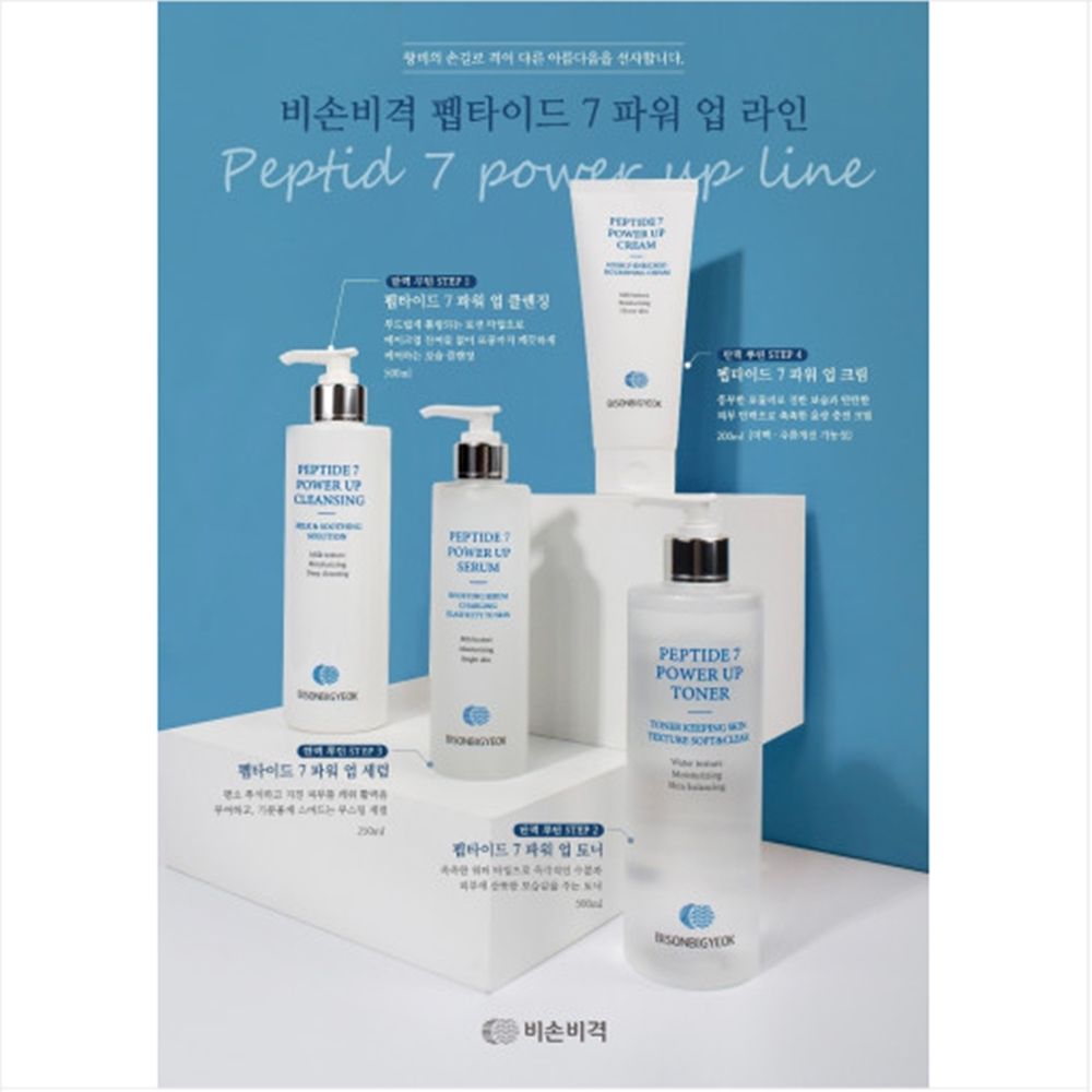Peptide7 PowerUp Cleansing Milk Soothing Solution Skin Care