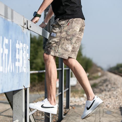 Men's Cargo Shorts Loose Casual Beach Shorts M-5XL