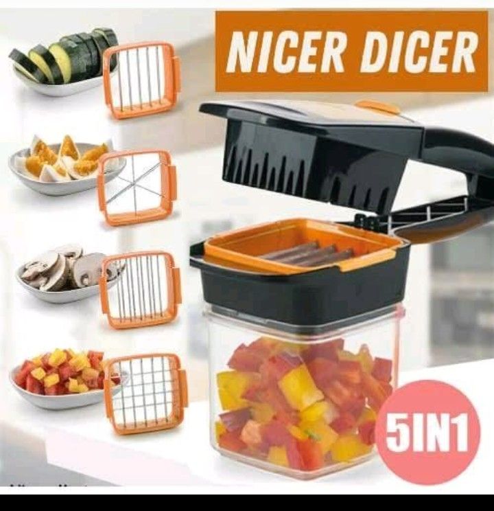 5In 1 Fruits Vegetable Chopper Slicer Grater Cutter