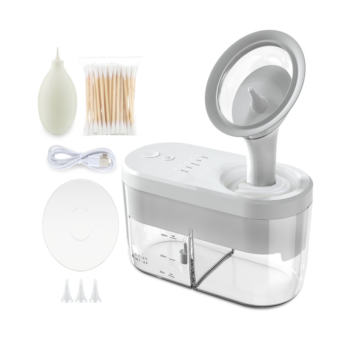 1Pcs Electric Ear Water Cleaner Earwax Ear Wax Removal Irrigation System Safety Ear Washer Cleaning Ear Cleaner Kit