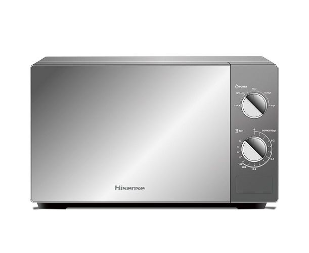 20 Liters Manual Microwave Oven, Silver Mirror- MWO20MOMS10-H