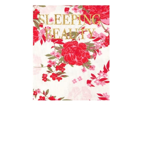 Girls Sleeping Beauty Rosette Snug Fit Cotton Pyjamas Sleepwear