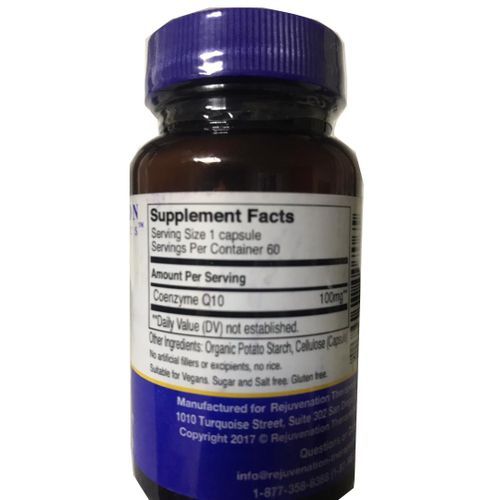 CoQ10 100 Mg 60Caps Supports Heart Health And Cellular Energy