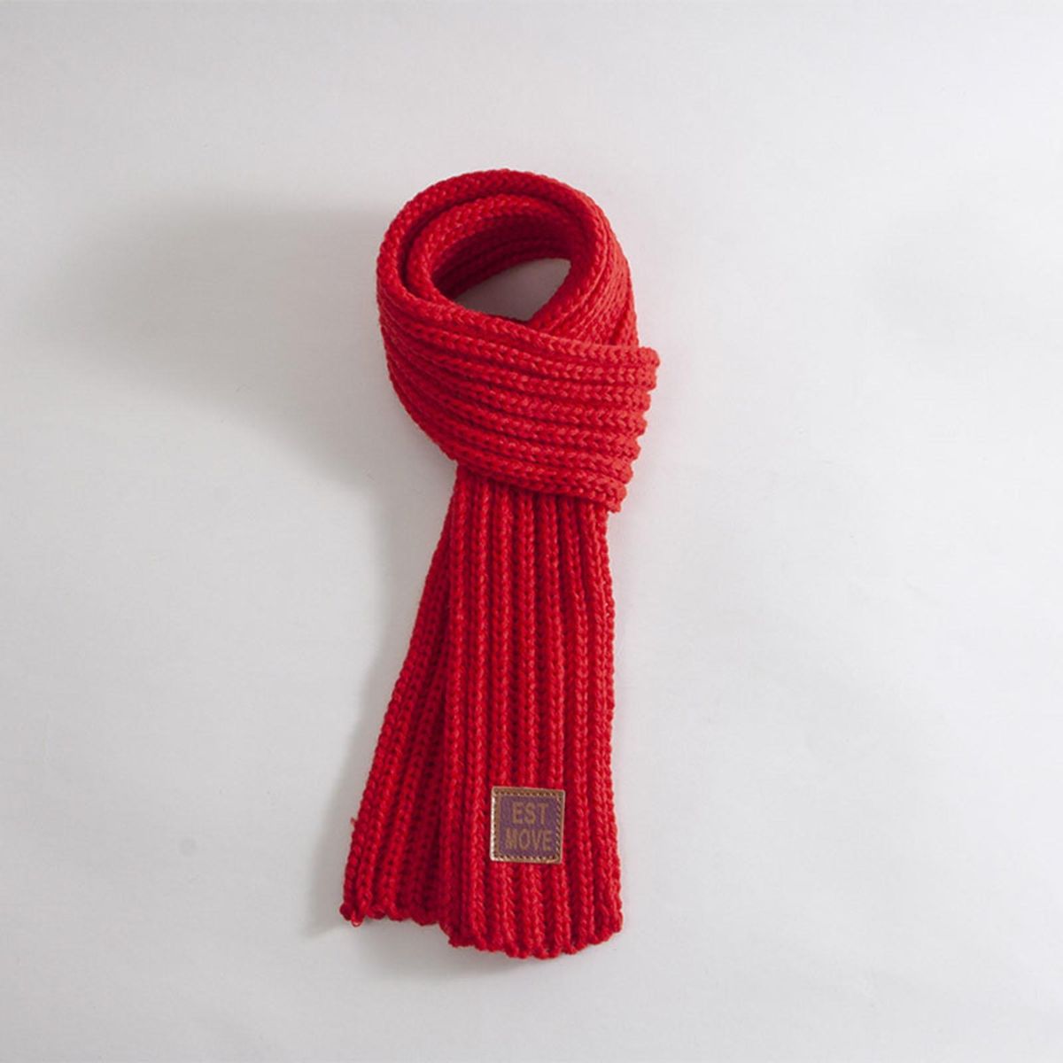 Baby Scarf Cozykidz Knitted Neck Wrap Soft Warm Winter for Babies Red