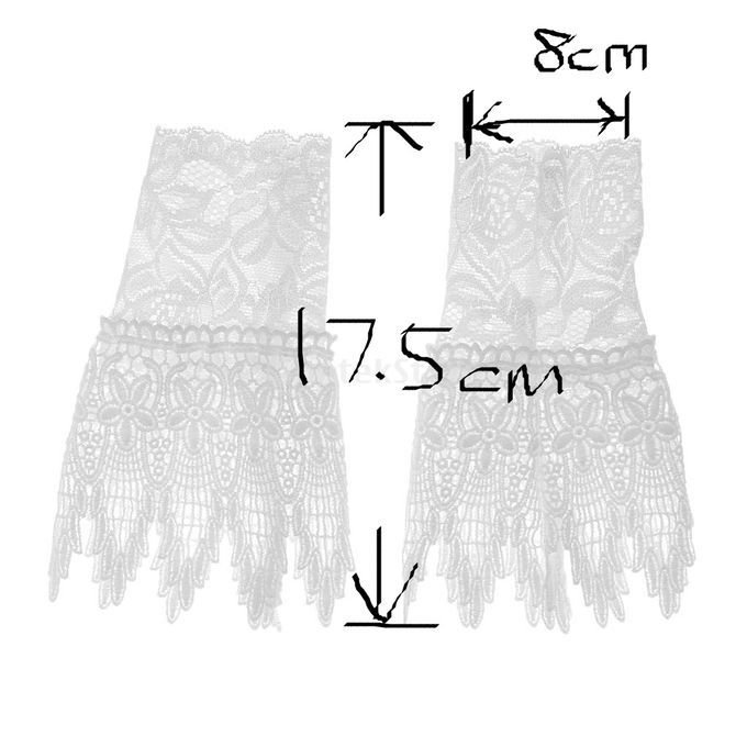 New Unique Pretty Cute White Lace Wristband Prom Party Festive Gift