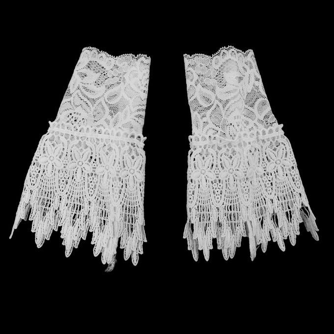 New Unique Pretty Cute White Lace Wristband Prom Party Festive Gift