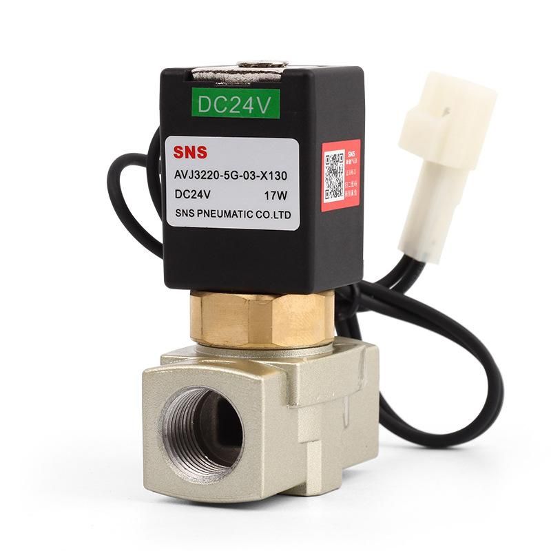SNS Pneumatic Textile Valve Dc24v Mechanical Cloth Factory Valve Pneumatic Valve Textile Equipment Textile Special Valve Control Valve
