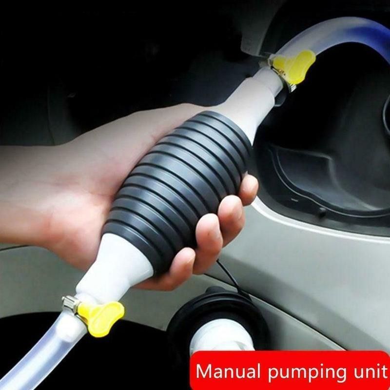 L Transfer Car Fuel Pump Petrol Liquid Manual Pump Fuel Emergency Saver Gas Pump A