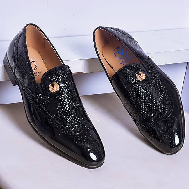 UC BEST WEDDING LEATHER SHOE BLACK