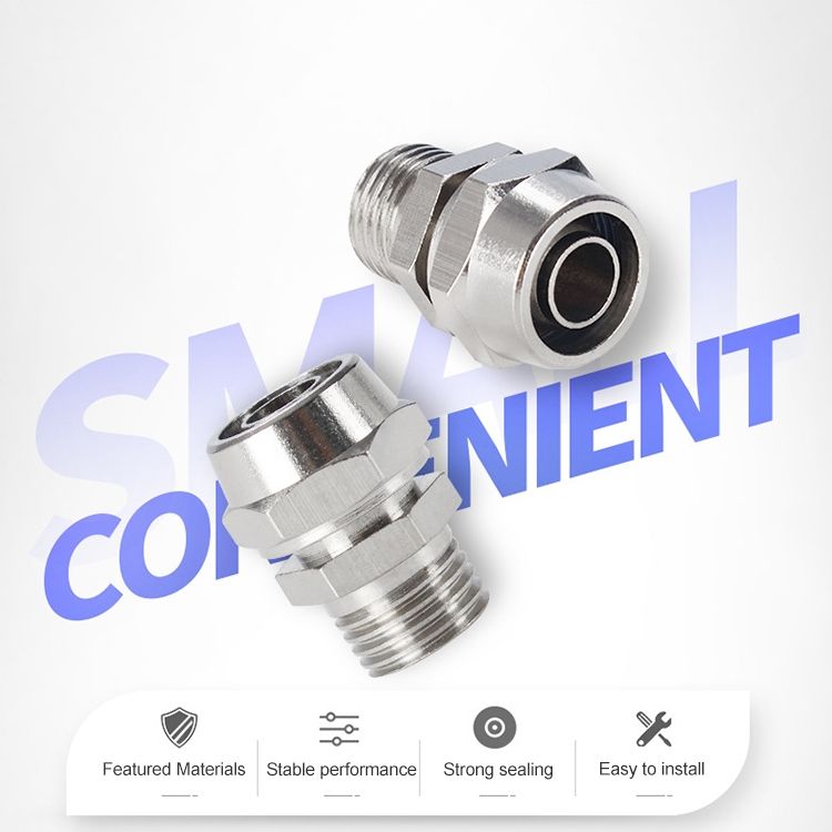 PC14-03 LAIZE Copper Pneumatic Quick Connector