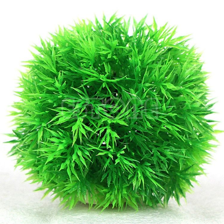 Artificial Aquatic Plastic Plants Aquarium GrBall Fish Tank Ornament Aquarium Ornamental Chlorella Prospects GrFor Decor Green