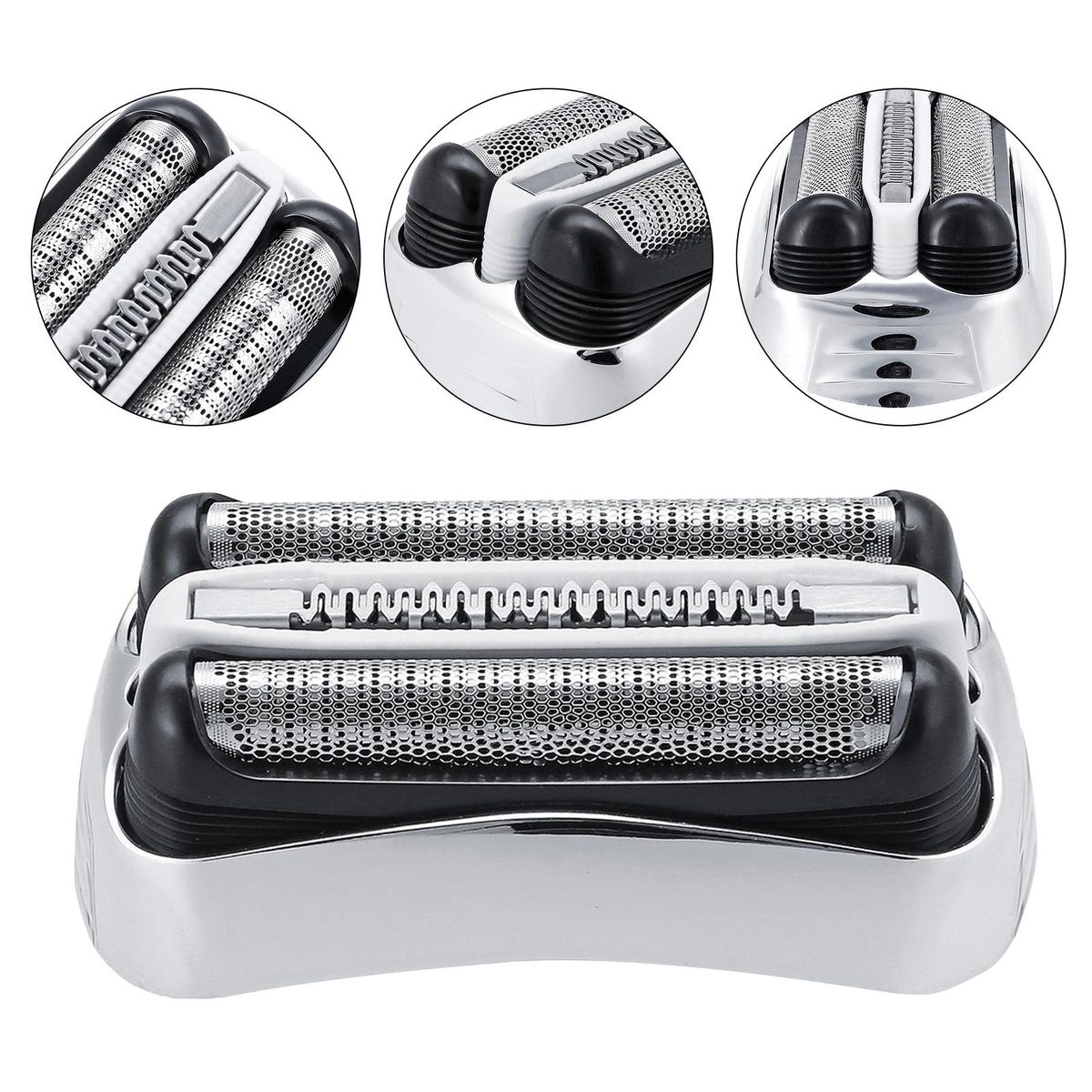 32S Electric Shavers Replacement Part Shaving Foil Cassette Heads Replacement for Braun Series 3