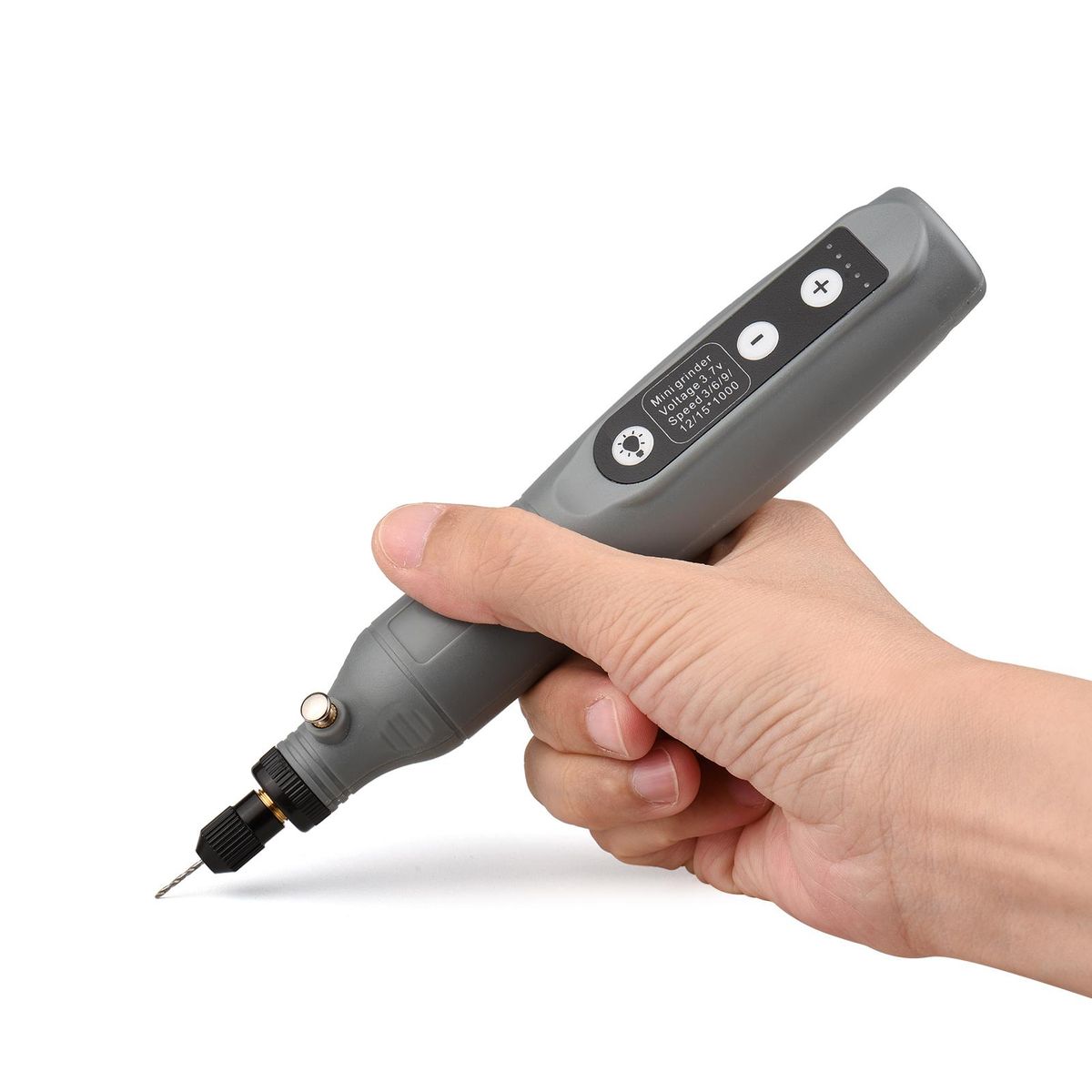 Portable Rotary Tool Set Mini Cordless Grinder Handheld Rechargeable Electric Drill USB Charging 5-Speed with Multiple Attachments LED Light for Cutting Sanding Engraving Polishing & DIY