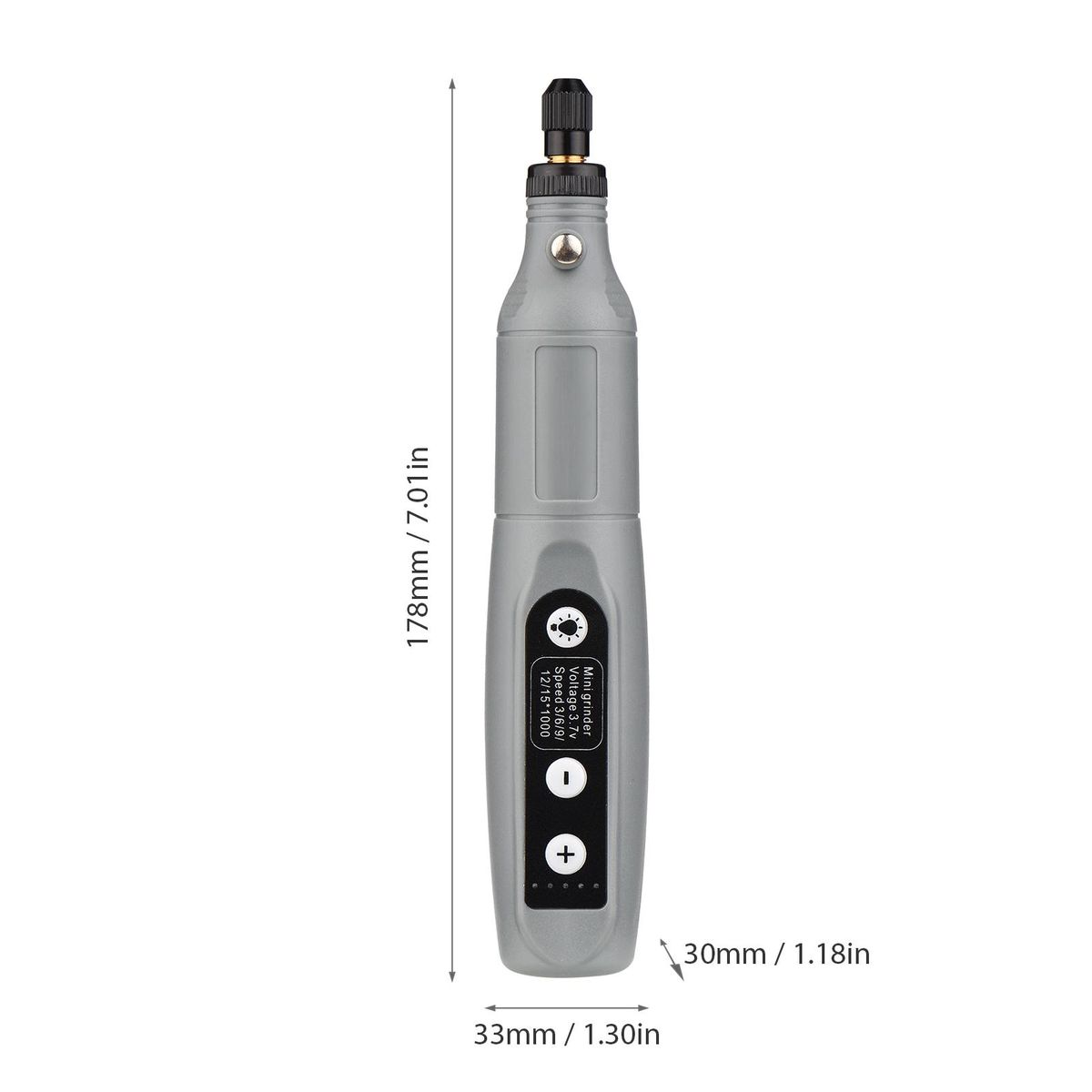 Portable Rotary Tool Set Mini Cordless Grinder Handheld Rechargeable Electric Drill USB Charging 5-Speed with Multiple Attachments LED Light for Cutting Sanding Engraving Polishing & DIY
