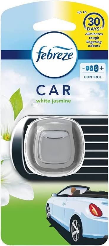 Air Freshener Car Starter White Jasmine Scent 2ml X 6