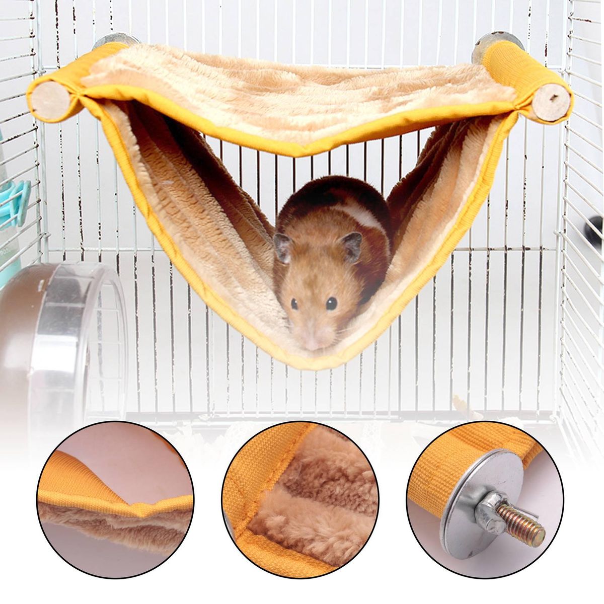 Bird Nest House Winter Warm Parrot House Bed Hammock Toy